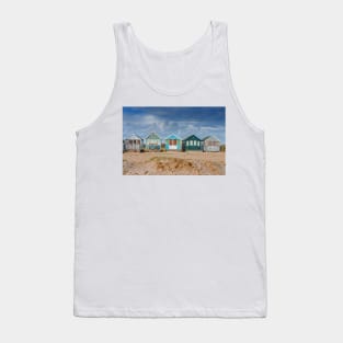 Beach Huts Hengistbury Head Dorset England Tank Top